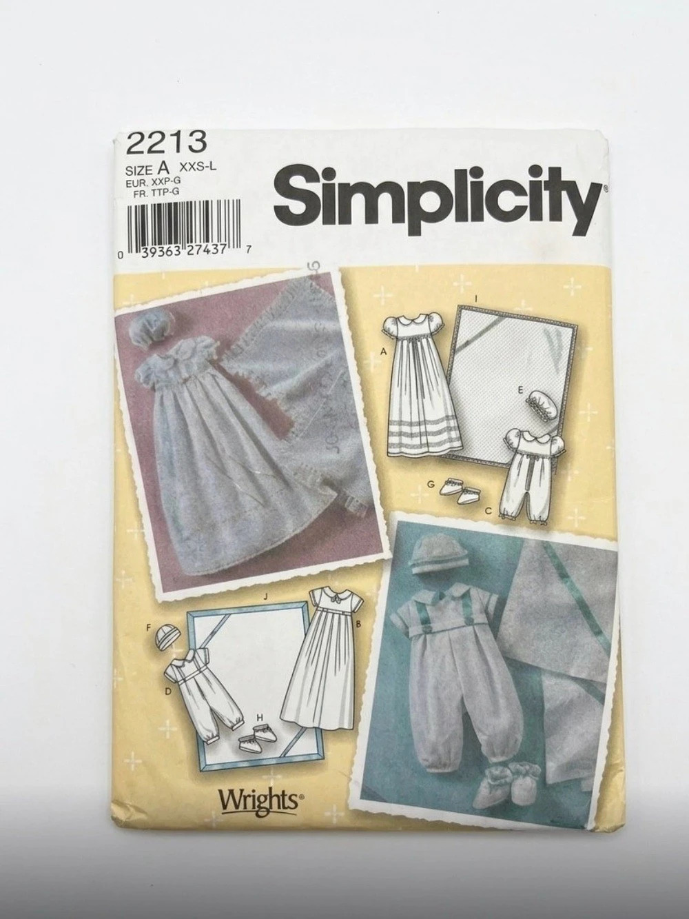 Simplicity 2213 Sewing Pattern XS-XL